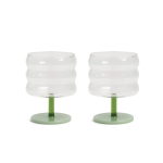 Zestaw 2 kieliszków &k amsterdam Mingle, zielony