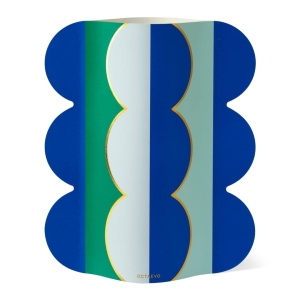 Papierowy wazon Octaevo Riviera Wave