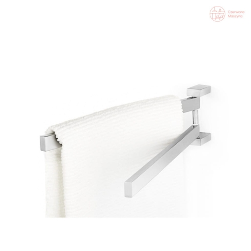 Reling łazienkowy podwójny Zack Linea 44,5 cm, szczotkowany