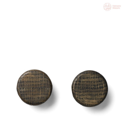 2 Wieszaki Menu Knobs, ciemny dąb