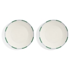 Duże porcelanowe talerze &k Amsterdam Bliss Green, zestaw 2 szt., Ø 27 cm