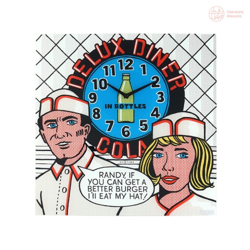 Zegar ścienny NeXtime Delux Diner 43 cm