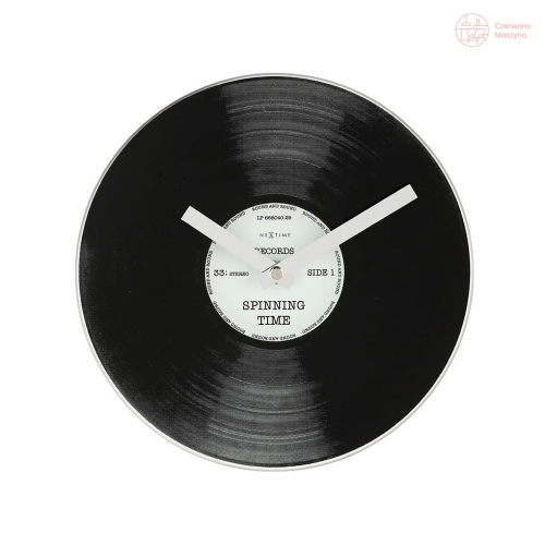 Zegar ścienny NeXtime Little Spinning Time Ø 20 cm
