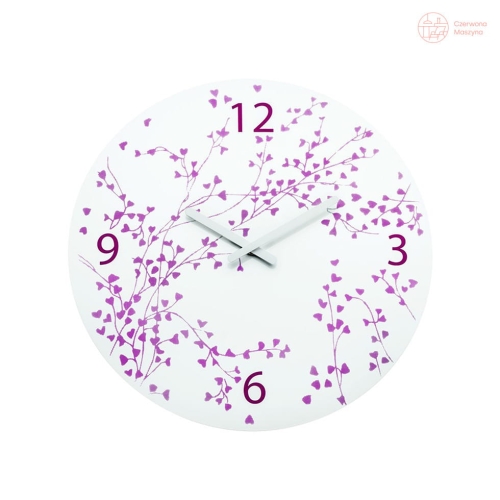 Zegar ścienny Koziol Rosi biały