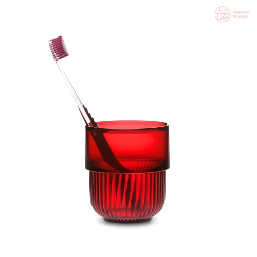 2 Kubki Authentics Kali transparentne czerwone