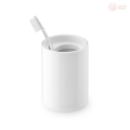 Kubek na szczoteczki do zębów Authentics Lunar biały