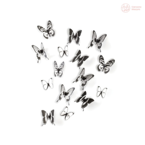 Dekoracja ścienna Umbra Chrysalis 15 el., czarna