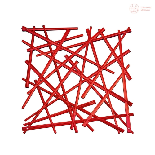 Dekoracja wisząca Koziol Stixx czerwona przezroczysta