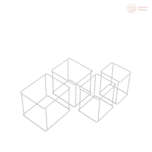 4 Moduły do regałów Eno Studio Quake białe