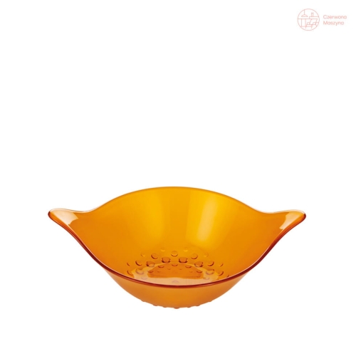 Miska Koziol Leaf 0,6 l, pomarańczowa przezroczysta