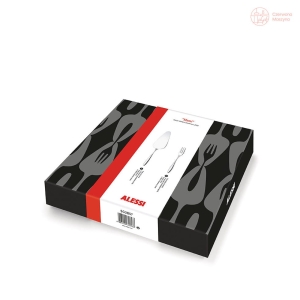 Zestaw sztućców do ciasta 7 el. Alessi Mami polerowane