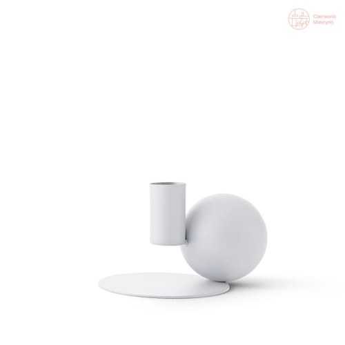 Świecznik Menu Optical, biały