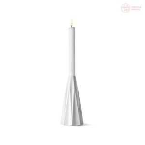 Świecznik Georg Jensen Supernova 19 cm, porcelana