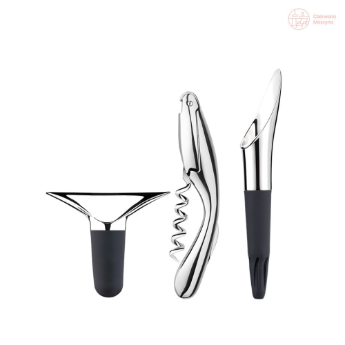 Zestaw do wina z korkociągiem Georg Jensen Wine 3 el.
