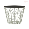 Blat do kosza wielofunkcyjnego ferm LIVING Wire Ø 50 cm, czarny