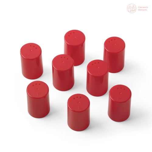 8 Pojemniczków do soli i pieprzu Authentics Eiko czerwone