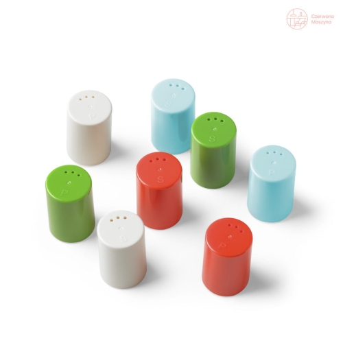 8 Pojemniczków do soli i pieprzu Authentics Eiko kolorowe 1