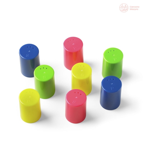 8 Pojemniczków do soli i pieprzu Authentics Eiko kolorowe 4