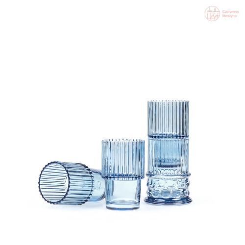 4 szklanki Doiy Hestia niebieskie