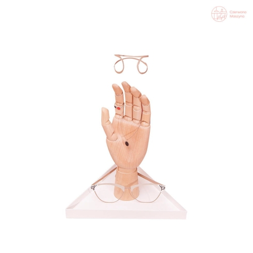 Stojak na biżuterię Doiy The Hand, jasne drewno