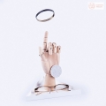 Stojak na biżuterię Doiy The Hand, jasne drewno