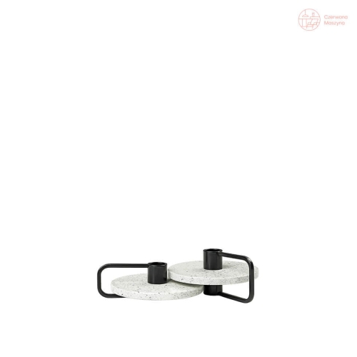 2 świeczniki Blomus Castea terrazzo