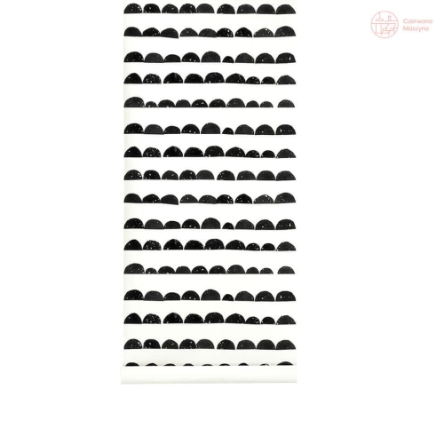 Próbka tapety ferm LIVING Half Moon Black