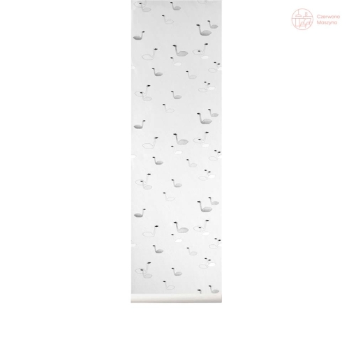 Próbka tapety ferm LIVING Swan Grey