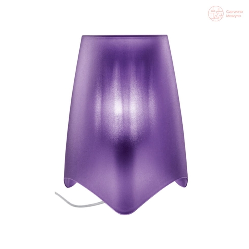 Lampa stołowa Koziol Mood fioletowa przezroczysta
