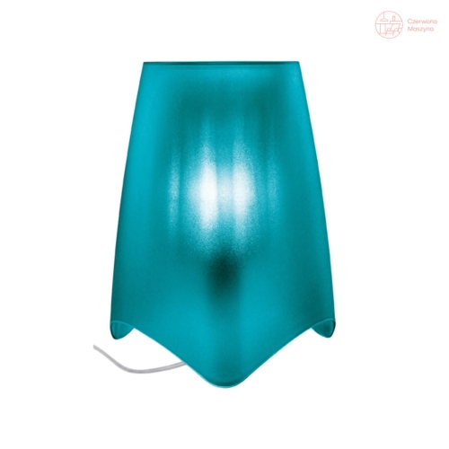 Lampa stołowa Mood turkusowa przezroczysta