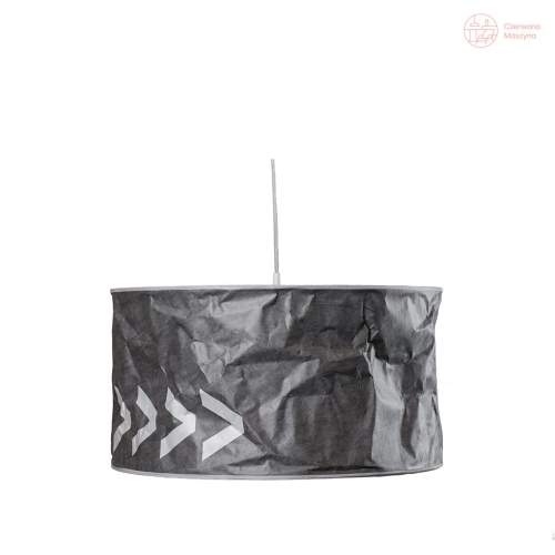 Lampa wisząca Kafti Signworks, ciemnoszaro-biała