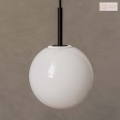 Lampa wisząca TR Bulb, black / shiny opal