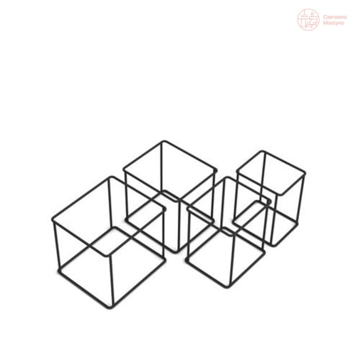 4 Moduły do regałów Eno Studio Quake czarne