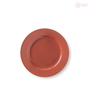 Talerz Lyngby Rhombe Ø 23 cm, terracotta