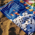 Ręcznik z grą dla dzieci, plażowe zadania, Kto to kupi