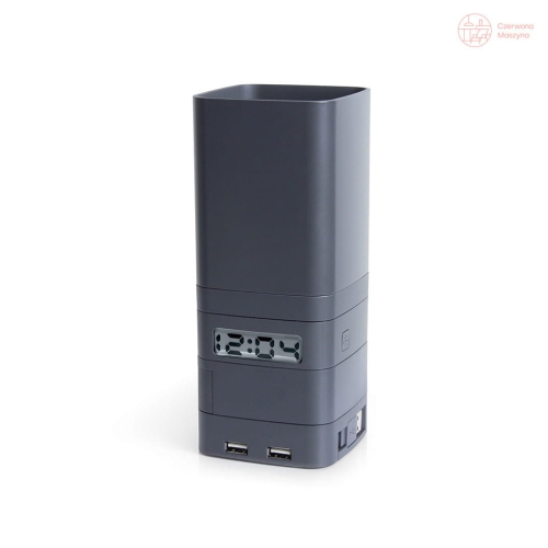 Zestaw akcesoriów biurowych 5 el. Lexon Mini Totem szary