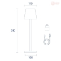 Lampa bezprzewodowa Sigor Nuindie, niebieski