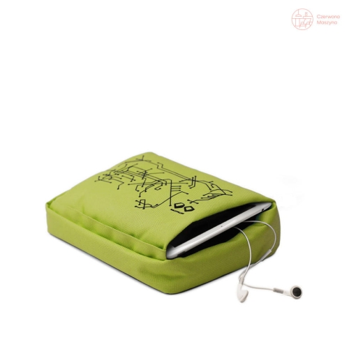 Poduszka na tablet Bosign z dwoma kieszeniami Bosign HiTech, limonkowa