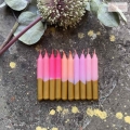 Zestaw świeczek Pink Stories Dip Dye Little Star Lipstick Stars