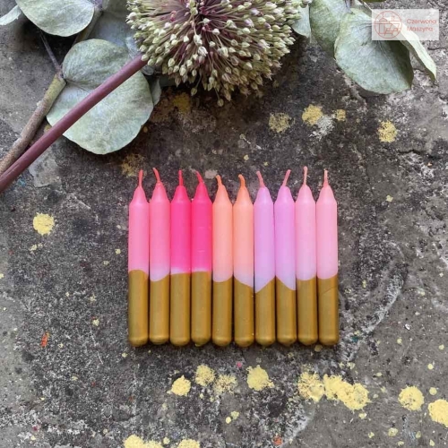 Zestaw świeczek Pink Stories Dip Dye Little Star Lipstick Stars