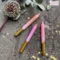 Zestaw świeczek Pink Stories Dip Dye X-Mas Cozy Blush