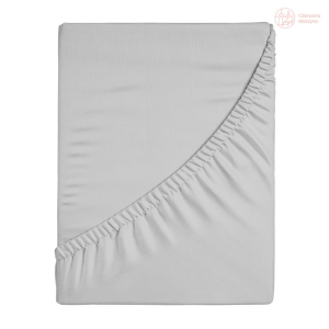Prześcieradło Snurk Uni Grey 180/200 x 200/220 cm