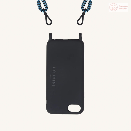Etui na telefon Louvini Paris Milo iPhone 6/7/8/SE (2 i 3 generacja), czarny
