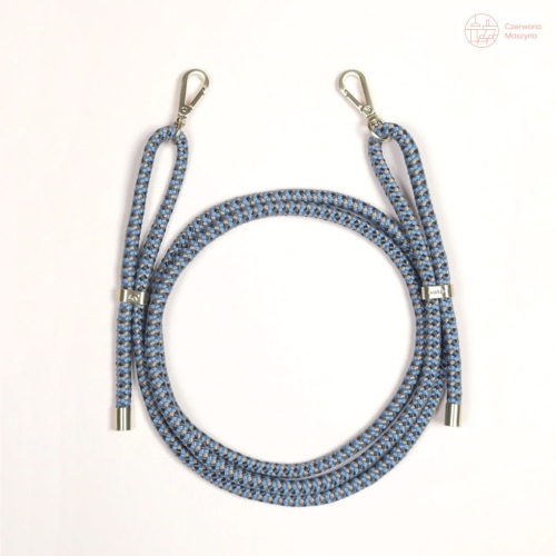 Pasek do etui Louvini Paris Multicolor Tessa, Blue-beige