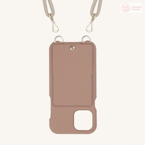 Etui na telefon Louvini Paris Lou iPhone 12/12 Pro, brązowy