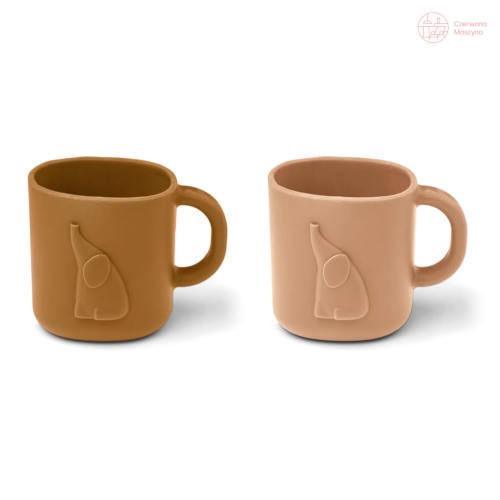 Zestaw 2 kubków Liewood Chaves, tuscany rose / golden caramel