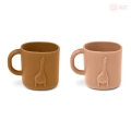 Zestaw 2 kubków Liewood Chaves, tuscany rose / golden caramel