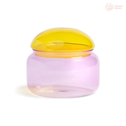 Słoik do przechowywania &amp;k amsterdam Puffy, różowy