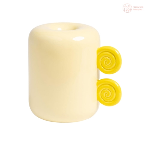 Wazon &amp;k amsterdam Snail, żółty