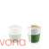 2 filiżanki do espresso Eva Solo 80 ml, botanic green